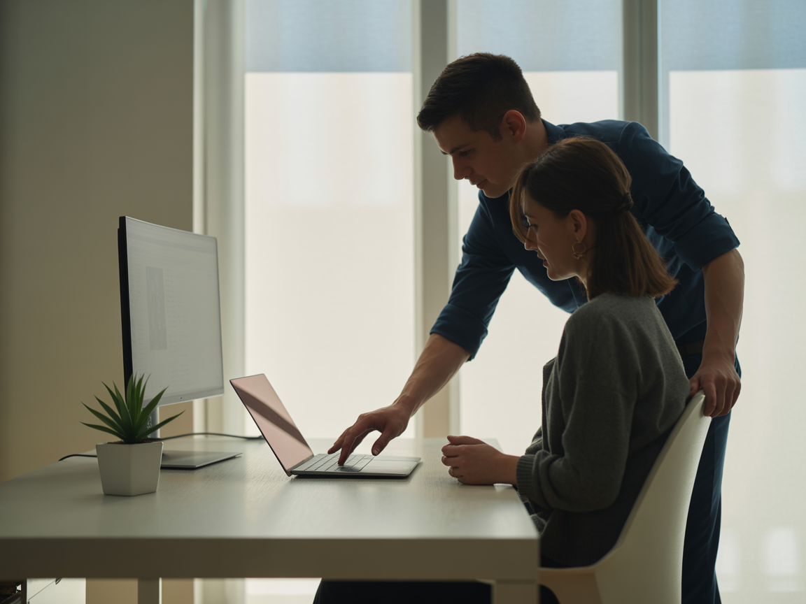 NeuroWerx technician providing rapid response IT support to a home user