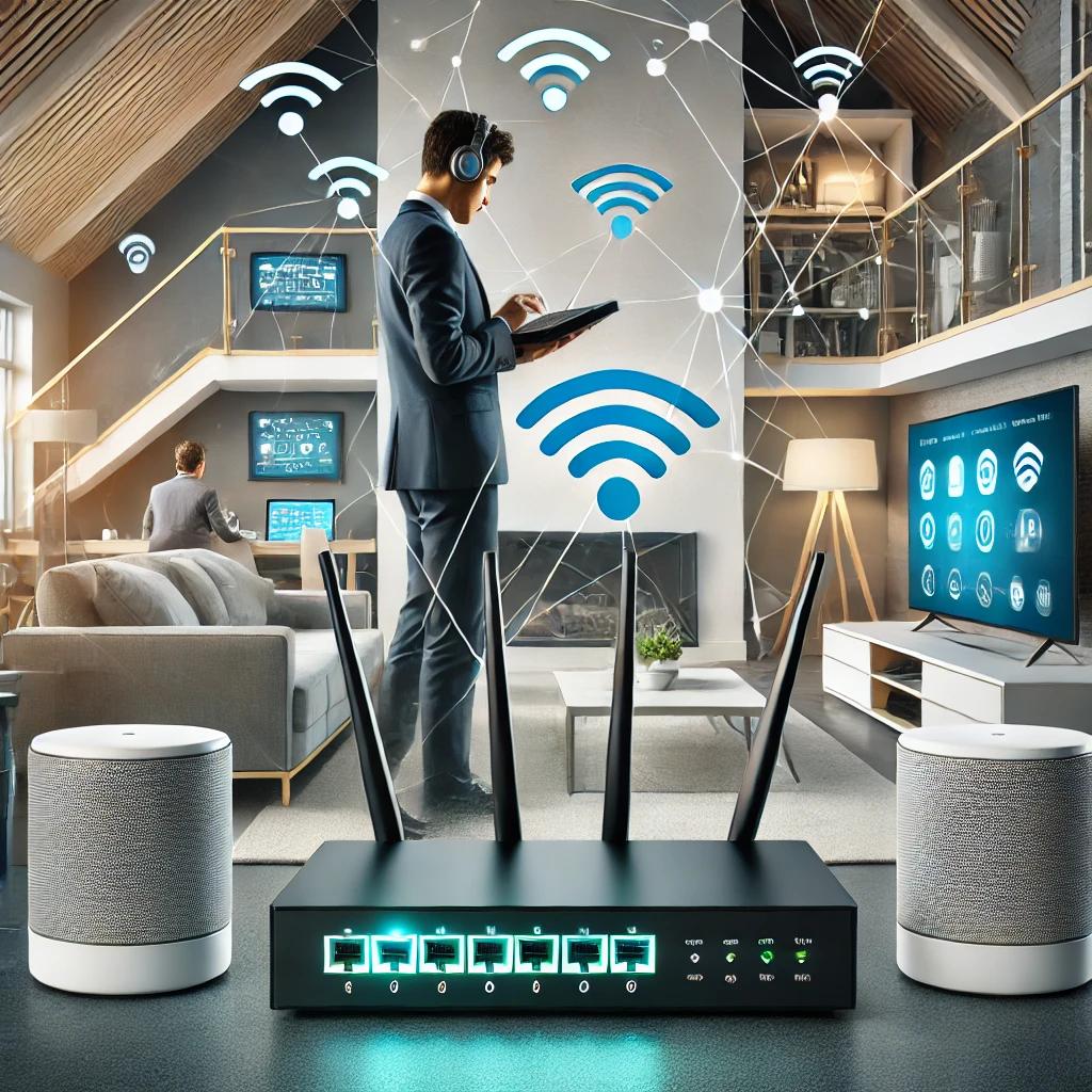 Wireless home networking and Wi-Fi optimization services by NeuroWerx in Long Beach, Los Angeles, and Orange County.